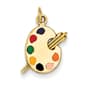 Gold Classics&#40;tm&#41; 14k. Enameled Artist Palette Charm - image 1