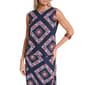 Womens Halston Short Sleeve Scarf Print Blouse - image 1