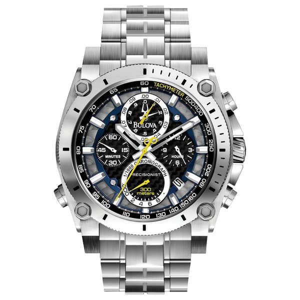 Mens Bulova Precisionist Chronograph Bracelet Watch - 96B175