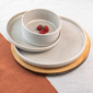 Sango Anderson Reactive Cream 12pc. Set with Plates & Bowls - image 3