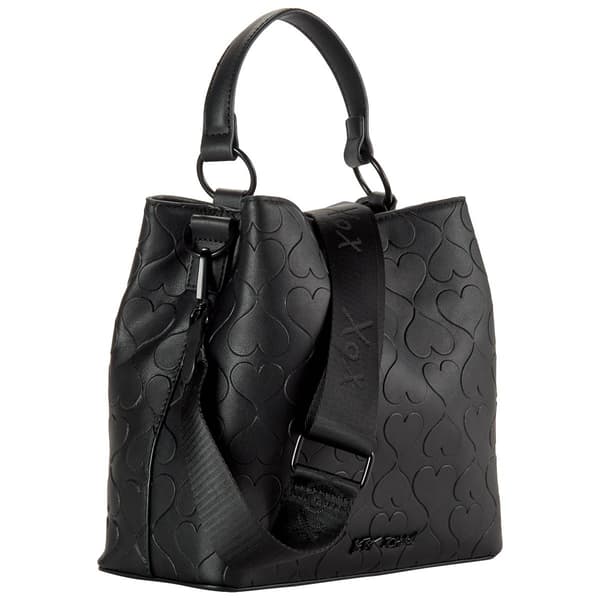 Betsey Johnson Heart Bucket Bag