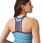 Plus Size Free Country Lace-Up Racerback Swim Top - image 3