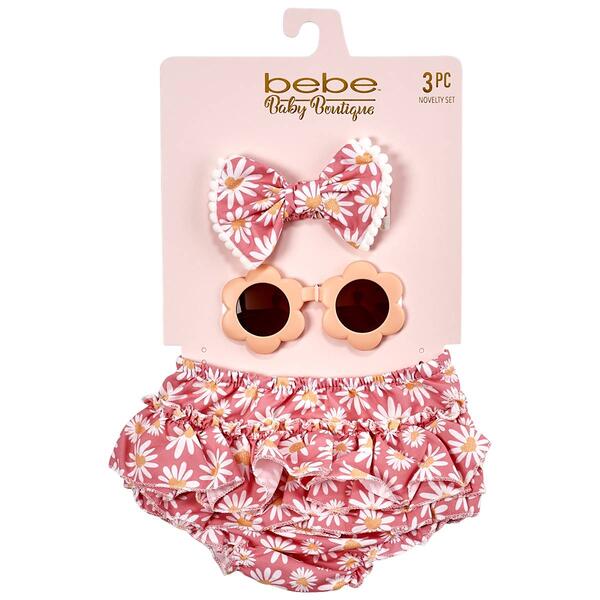 Baby Bebe Daisy Ruffled DC w/ Bow & Sunglasses - image 