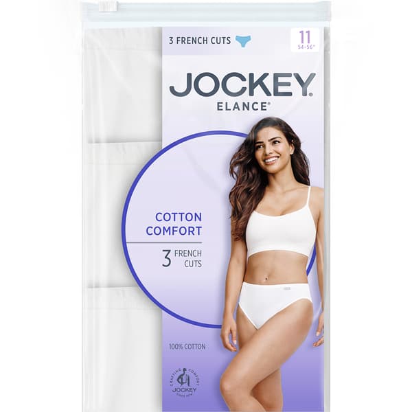  Jockey Womens Underwear Plus Size Elance French Cut - 6 Pack