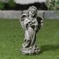 Hi-Line Gift Angel Child Holding Bird Garden Statue - image 9