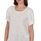 Petite Emaline Enchanted Bloom Short Sleeve Floral Knit Blouse - image 5