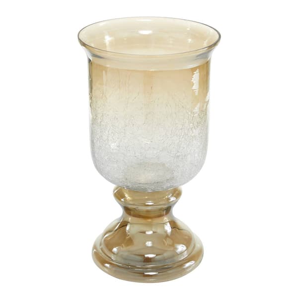 9th & Pike&#174; Brown Glass Traditional Candle Holder - 14x8