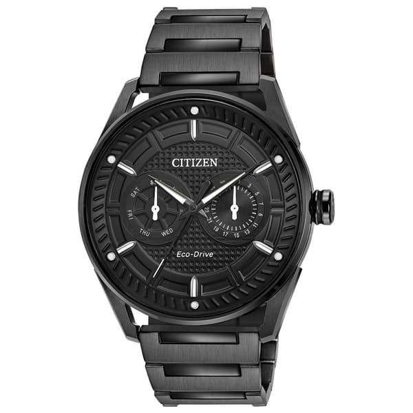 Mens Citizen&#40;R&#41; Drive WR100 Black Stainless Steel Watch-BU4025-59E - image 