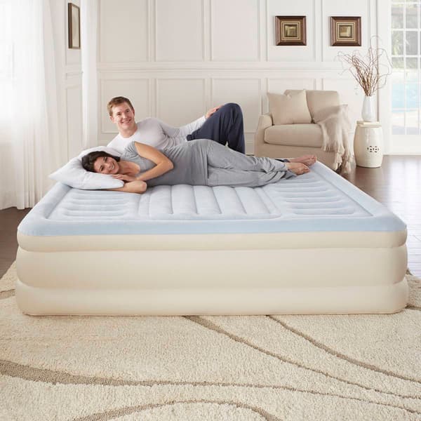 Beautyrest 18in. Lumbar Supreme Air Mattress & Inset Pump - Queen