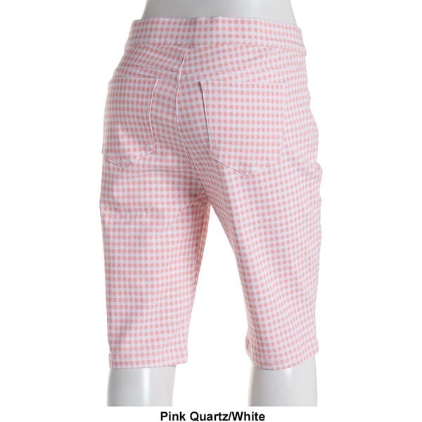 Womens Erika Joey Bermuda Gingham Shorts