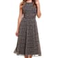 Womens Perceptions Sleeveless Ditsy Ruched Waist Midi Dress - image 3