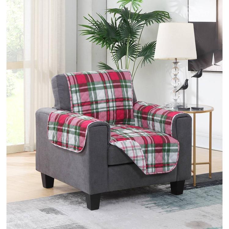 Harper Lane Carol Plaid Reversible Furniture Protector