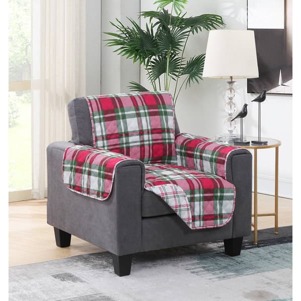 Harper Lane Carol Plaid Reversible Furniture Protector