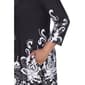Plus Size White Mark Scroll Print Border Tunic - image 3