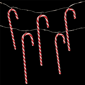 Northlight 3ft. LED Micro Fairy Candy Cane Christmas Lights - image 3