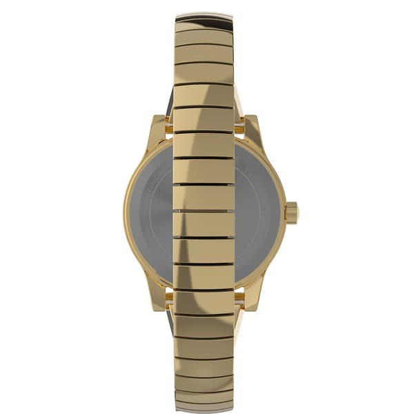 Womens Timex® Black Dial Crystal Accent Watch - TW2Y39200JT