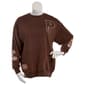 Juniors Freeze Pooh Chenille Applique Embroidered Fleece Pullover - image 2