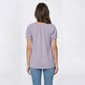 Plus Size Architect® Short Sleeve Henley Peasant Slub Blouse - image 5