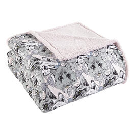Shavel Home Products Micro Flannel&#40;R&#41; Cat Collage Sherpa Blanket