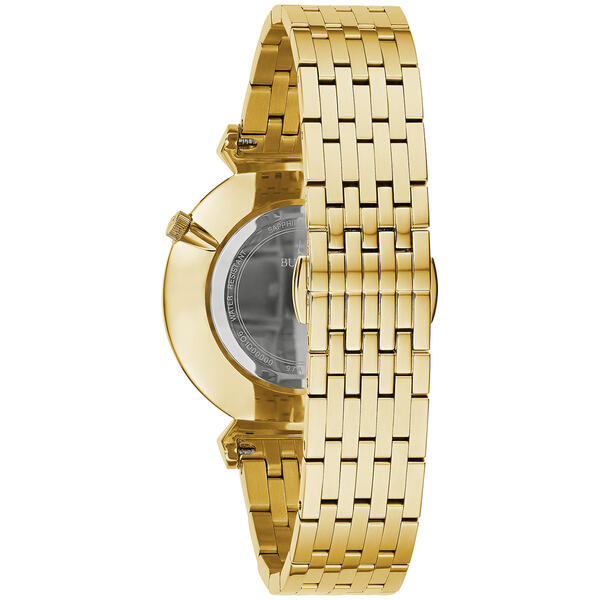 Mens Bulova Goldtone Bracelet Watch - 97A153