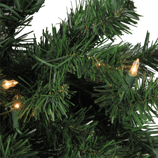 Northlight 54in. Pre-Lit Windsor Pine Christmas Teardrop Swag