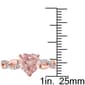 Gemstone Classics&#8482; 10kt. Rose Gold Heart Morganite Ring - image 4
