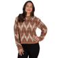 Plus Size Skye''s the Limit Wild Romance Zig Zag Textured Sweater - image 1