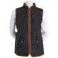 Plus Size Architect&#40;R&#41; Full Zip Vest w/Suede Trim Detail - image 1