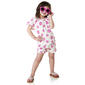 Toddler Girl BTween&#40;R&#41; Crinkle Gauze Daisy Set w/ Sunglasses - image 1