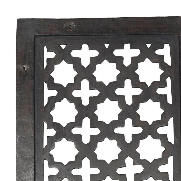 9th & Pike® Black Traditional Ornamental Wood Wall Decor