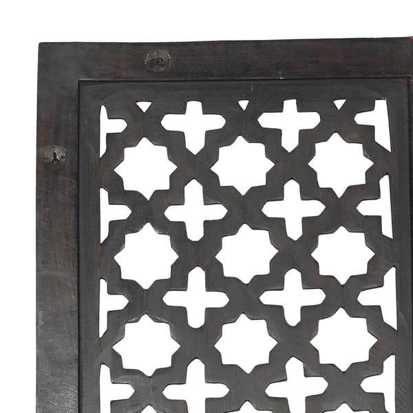 9th & Pike&#174; Black Traditional Ornamental Wood Wall Decor