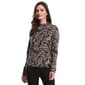 Womens Rafaella(R) Long Sleeve Mock Neck Paisley Sweater - image 1