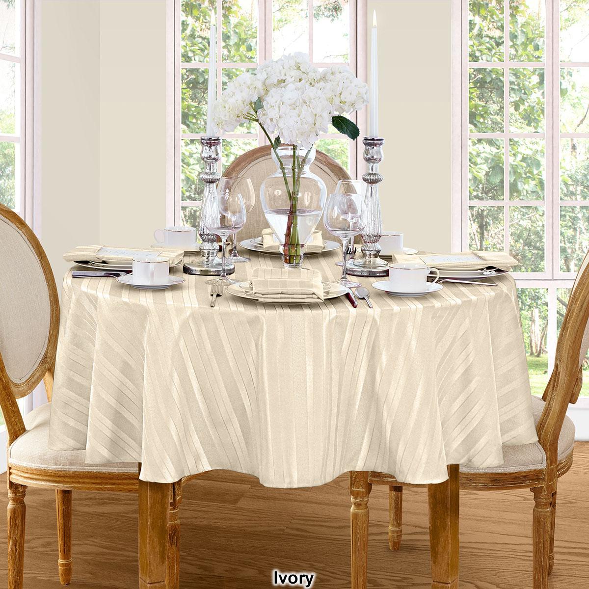 Elrene Denley Stripe Tablecloth