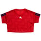 Girls (7-16) adidas(R) Abstract Print World Soccer Top - image 1