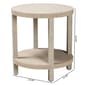 bali & pari Rocco Bohemian Woven Grasscloth End Table - image 8