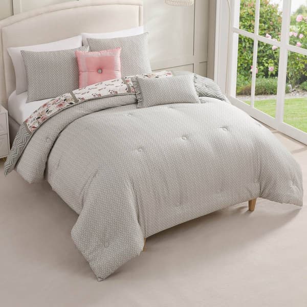 Bebejan Sage Serenity 5pc. Reversible Comforter Set