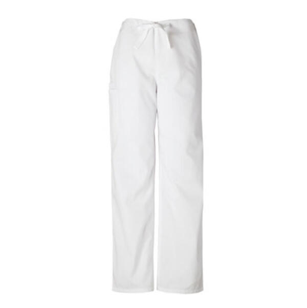 Unisex Plus Cherokee Drawstring Pants - White