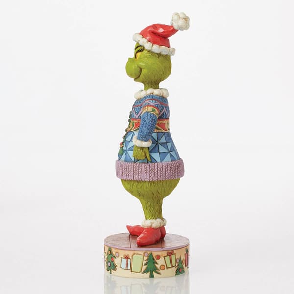 Grinch by Jim Shore Grinch Wearing Ugly Sweater Figurine