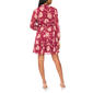 Womens MSK Long Sleeve Floral Pintuck Front A-Line Dress - image 2