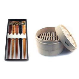 BergHOFF 11pc. Bamboo Steamer Set