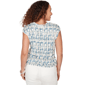 Petite Skye’s the Limit Summer Spice Cap Sleeve Blouse - image 2