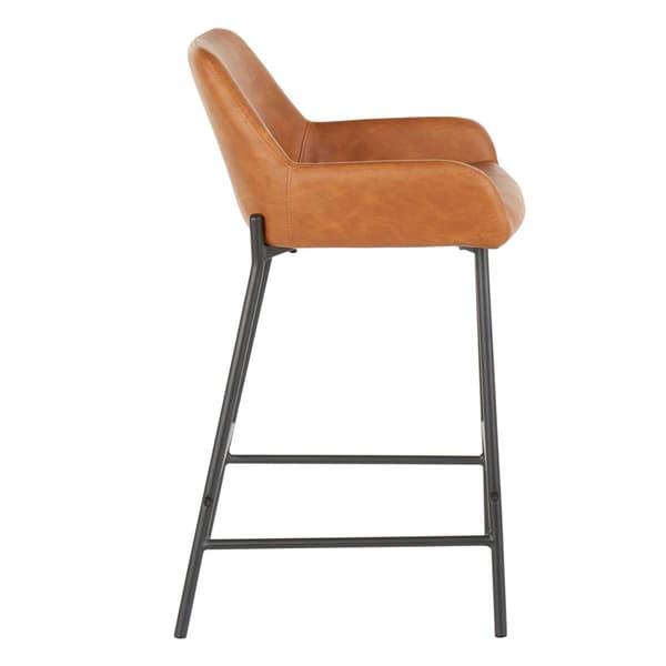 LumiSource Daniella Industrial Counter Stools - Set of 2