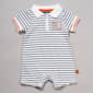Baby Boy &#40;3-9M&#41; French Connection Stripe Polo Romper - image 1