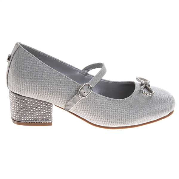 Little Girls Badgley Mischka® Glitter Mary Jane Dress Pumps