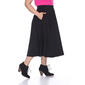 Plus Size White Mark Tasmin Flare Midi Skirt - image 4