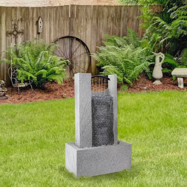 Northlight Seasonal 23in. Modern Style Rainfall Water Fountain