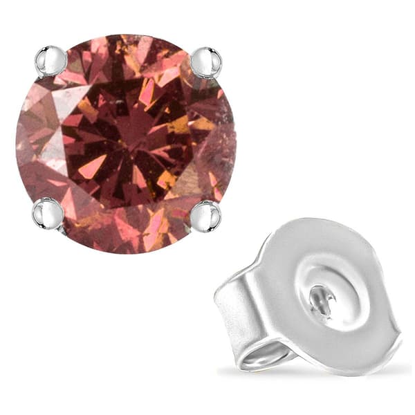 Haus of Brilliance 1/2ctw. Lab Grown Pink Diamond Stud Earrings