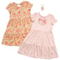 Girls (7-12) BTween 2Pk Floral Short Sleeve Tiered Bow Back Dress - image 1