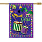 Northlight Seasonal Mardi Gras Drums & Masks House Flag - image 3