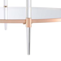 Convenience Concepts Royal Crest 2-Tier Glass Coffee Cart